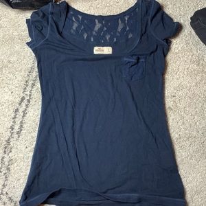 Navy hollister top